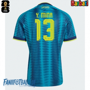 Columbia Yerry Mina #13 Tricou Fotbal Replică Mondial 2026 Barbati Deplasare